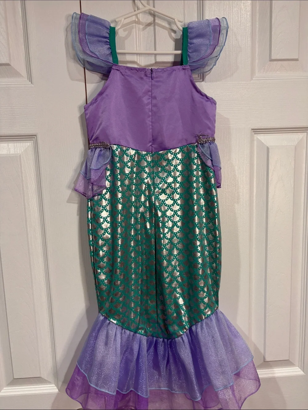 Girls size 4 Mermaid Costume dress Purple & Green Trish Scully sz4